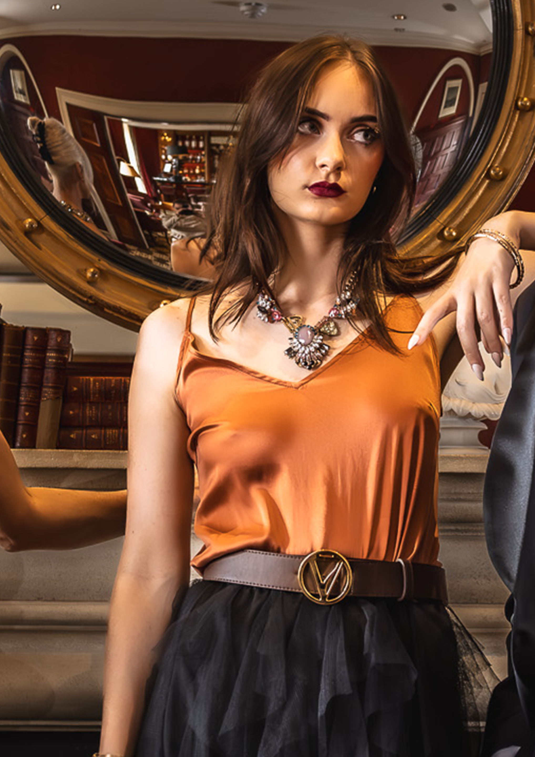 SV Vegan Belt - Chocolate with Shiny Gold Buckle – Seventh Vegan